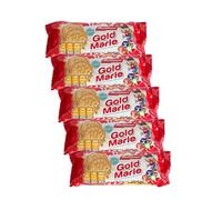 Maliban Gold Marie 75G Delicious and Crunchy Snack Tea Time Snacks Product of Sri Lanka Pack of 5