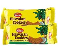 Maliban Hawaian Cookies 100G Delicious Snack Tea Time Snack Product of Srilanka Pack of 2
