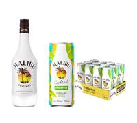 Malibu 70cl & Malibu Pineapple 250ml (Case of 12) Bundle