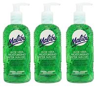 Malibu Aloe Vera Moisturising Aftersun Gel for Cooling & Soothing 200 ml 3 Pack