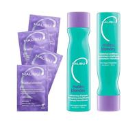 Malibu c Blondes Wellness Kit Shampoo and Conditioner - Plus Weekly Brightener by Malibu
