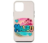 Malibu California Palm Tree Retro Beach Design Case for iPhone 12 mini