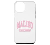 Malibu - California - Preppy Varsity Pink - Classic Case for iPhone 12 mini