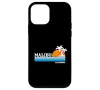 Malibu California Tropical Vacation Vintage 80s Style Sunset Case for iPhone 12 mini