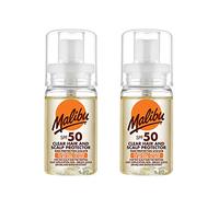 MALIBU CLEAR HAIR & SCALP PROTECTION SPRAYS 50ml HIGH & MEDIUM ALL SPF AVAILABLE (2X)