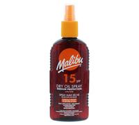 Malibu Suntan Dry Oil Spray Very Water Resistant SPF 15 Medium Protection