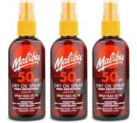 Malibu Dry Oil Spray SPF50 100ml | Sunscreen | Skin Protection | High SPF X 3