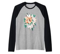 Malibu Floral Design Malibu Beach Los Angeles CA Raglan Baseball Tee