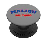 Malibu Hollywood the Famous Beach and Above LA Drive PopSockets Adhesive PopGrip