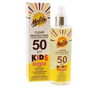 Malibu Kids High Protection Water Resistant SPF 50 Sun-Screen Clear Spray 250ml