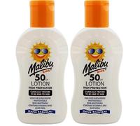 Malibu Kids SPF 50 Sun Lotion, Moisturising Kids Sunscreen for Body, High Protection Sun Cream for Children, Water Resistant, 100ml (Pack of 2)