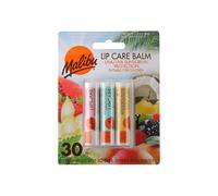 Malibu Lip Care Balm SPF30 Watermelon/Mint/Vanilla 3x4g