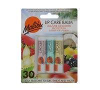 Malibu Mint Watermelon Vanilla Trio Lip Balm UVA/UVB SPF30 Kids Sun Protection