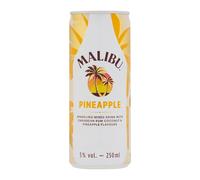 Malibu Coconut Rum & Pineapple Pre-Mixed Can, 250 ml