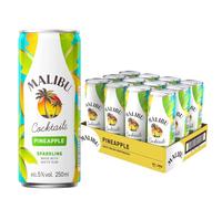 Malibu Coconut Rum & Pineapple Pre-Mixed Can, 250 ml