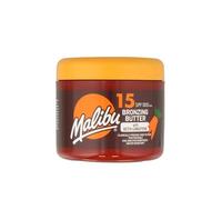 Malibu SPF 15 Bronzing Butter, Fast Tanning Body Butter with Beta Carotene, Water Resistant, 300ml
