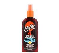 Malibu - Bronzing Tanning Oil Monoi Oil SPF4 - For Women, 200 ml