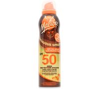Malibu Sun SPF 50 Continuous Dry Oil Spray For Tanning, High Protection, Vitamin Enriched, Water Resistant, 175ml