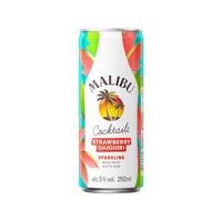 Malibu Cocktail Strawberry Daiquiri Premixed Multipack, 12 x 250 ml