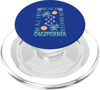 Malibu Summer California Beach Retro Abstract Art Graphic PopSockets PopGrip for MagSafe