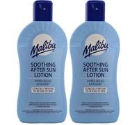 Malibu Sun After Sun Soothing Moisturising Lotion, Cooling & Hydrating with Aloe Vera, Vitamin E & Allantoin, After Sun Moisturiser for Sun-Exposed Skin, Original, 400ml (Pack of 2)