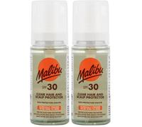 Malibu Sun Clear Hair and Scalp Protector Spray, SPF 30, Non-Greasy, Quick Drying, 50ml (Pack of 2)
