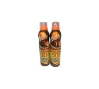 Malibu Sun Continuous High Protection SPF 50 Dry Oil Spray 175ml Pack of 2