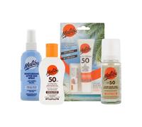 Malibu Sun Head to Toe Protection Bundle, SPF50 | Lotion Spray, Bronzing Fast Tanning Oil, Moisturising Lotion with Tan Extender, Hydrating & Vitamin Enriched