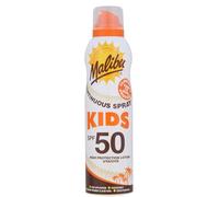 Malibu Sun Kids SPF 50 Continuous Lotion Spray, High Protection Sunscreen for Children, Easy Apply Kids Sun Spray, Water Resistant, 175ml