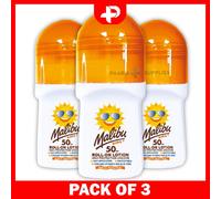 Malibu Sun Kids SPF 50 Lotion Roll On High Protection 50ml Pack of 3