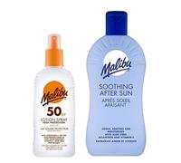 Malibu Sun Lotion Spray SPF50 & Soothing After Sun 200 ml & 400 ml