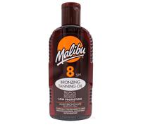 Malibu Sun Protection Bronzing Tanning Oil Coconut Scent 2 6 8 10 SPF 200ml.