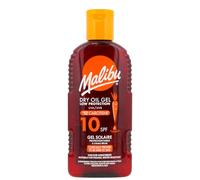 Malibu Sun SPF 10 Non-Greasy Dry Oil Gel with Beta Carotene and Coconut Oil, Water Resistant, 200ml