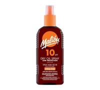 Malibu Sun SPF 10 Non-Greasy Dry Oil Spray for Tanning, Tan Enhancing & Moisturising Body Oil Mist, Water Resistant, 200ml
