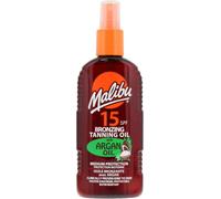 Malibu Sun SPF 15 Bronzing Tanning Argan Oil Spray with 200 ml (Pack of 1)