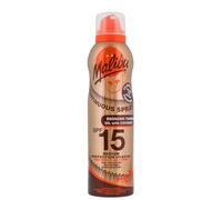 Malibu Sun SPF 15 Continuous Tanning Oil with Coconut Spray, Easy Application, Medium Protection, Moisturising Body Oil Mist, 175ml