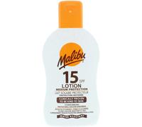 Malibu Sun SPF 15 Lotion, Medium Protection Sun Cream, Water Resistant, Vitamin Enriched, 200ml