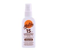 Malibu Sun SPF 15 Sun Lotion Spray, Vitamin Enriched, 100ml | Shea Butter Extract, Moisturising, Water Resistant, Lightweight & Hydrating, Travel Friendly