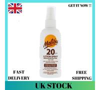 Malibu Sun SPF 20 Lotion Spray, Medium Protection Sun Cream, Water Resistant, V