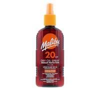 Malibu Sun SPF 20 Non-Greasy Dry Oil Spray for Tanning, Medium Protection X2
