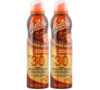 Malibu Sun SPF 30 Continuous Dry Oil Spray for Tanning with Shea Butter Extract, High Protection, Water Resistant, 175ml (Pack of 2)