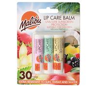Malibu 3 Pack Lip Balm (Watermelon/Mint/Vanilla) SPF30