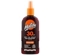 Malibu Sun SPF 30 Non-Greasy Dry Oil Spray, Tan Enhancing & Moisturising Body Oil Mist, Water Resistant, 200ml