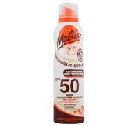 Malibu Sun SPF 50 Continuous Lotion Spray Sunscreen, High Protection, Vitamin Enriched, Water Resistant, 175ml, white