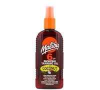 Malibu Sun SPF 6 Bronzing Tanning Oil With Coconut Oil, Low Protection, Water Resistant, 200ml