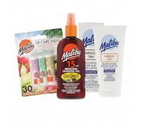 Malibu Sun Tan & Care Trio, Bronzing Coconut Oil, Miracle Tan Lotion