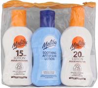 Malibu Sun Travel Essentials with SPF 10 & 20 Sun Cream Protection & After Sun