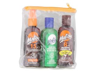 Malibu Sun Travel Tanning Essentials Set, 3 x 100ml