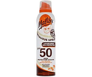 MALIBU Sunscreen Continuous Spray Lotion SPF 50 175 ml
