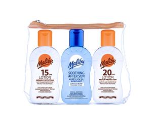 Malibu Travel Bag SPF15 and SPF20 Lotion/Aftersun Lotion